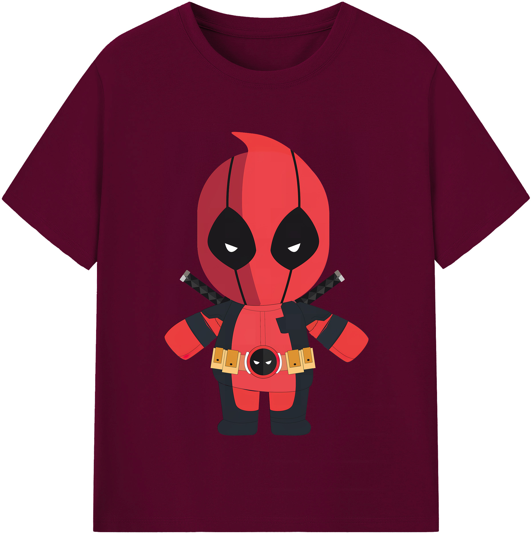 （画像用） Deadpool デッドプール レディースカジュアルプリントTシャツ（綿100％）